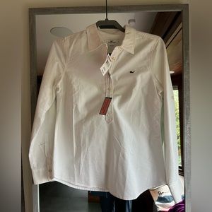 NWT Vineyard Vines 1/2 button Dress shirt